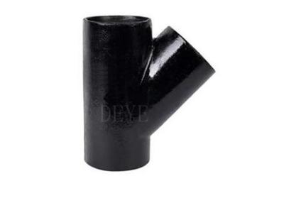 China WYE Welded Carbon Steel Pipe Fittings Y Lateral Tee With ANSI B16.9 for sale