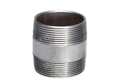 China Hot Galvanized Steel TBE Barrel Nipple With DIN BSPT for sale