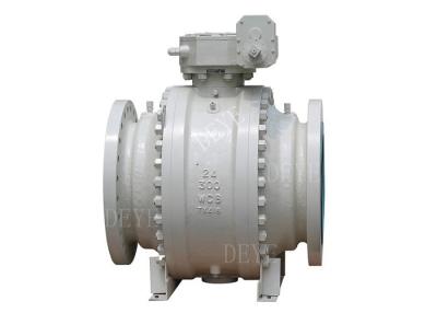 China DN600 Oil Gas Valve Trunnion Mounted API6D Ball Valve With Split Body BV-0300-24F for sale