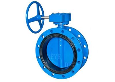 China GGG50 GGG40 Wras Double Flanged Concentric Butterfly Valve With PN10 PN16 PN20 PN25 for sale