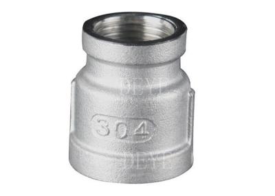 China Stainless Steel Screwed Threaded Pipe Fittings Reduce Coupling for sale