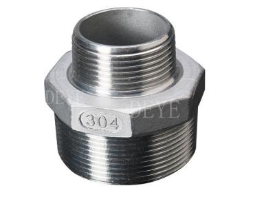 China Stainless Steel 150PSI Cast Threaded Pipe Fitting For Reducing Nipple for sale
