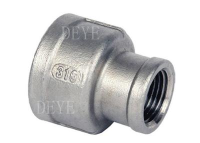 China CF8M CF8 Screwed Threaded Pipe Fittings reducing coupling for sale