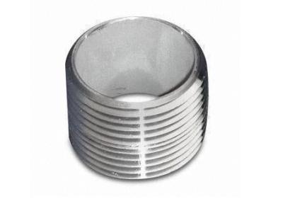 China 150PSI NPT BSPT Threaded Pipe Fittings Stainless Steel Screwed Welded Nipple for sale