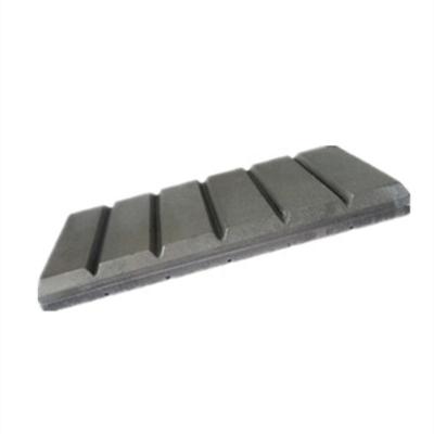 China 63HRC Hardness 240*100*23mm White Iron Chocky Block for sale