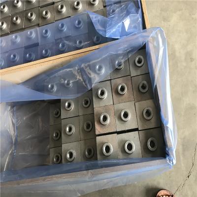 China 1.8kgs Bimetallic 90x50x55mm Shredder Hammer Tips For Sugar Mills for sale