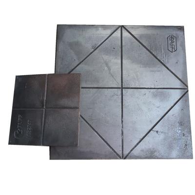 China 400*400*23mm Impact Walls 65HRC 28.7kgs Bimetallic Wear Plates for sale