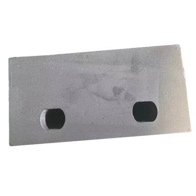 China 63HRC Double Hole Hook Plate For Broken Machine for sale