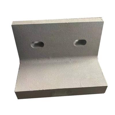 China High Chromium Bimetallic Composite Lining Plate 64HRC With Double Hole for sale