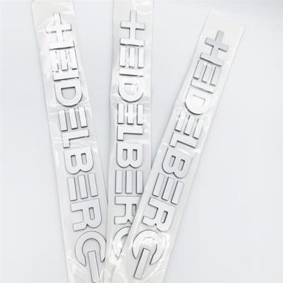 China Gray Heidelberg Symbol Letter Label SM52 SM74 SM102 Labels Letters Offset Press Parts for sale