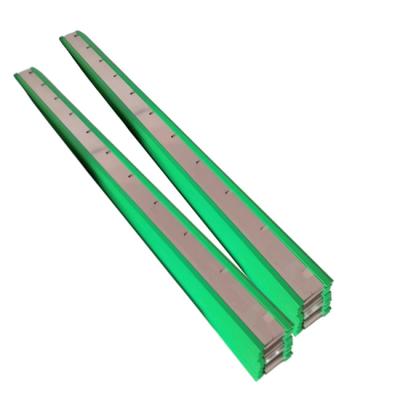China Green Color Heidelberg SM / CD102 Rubber Wash Up Blades Offset Printing Blades Parts zu verkaufen