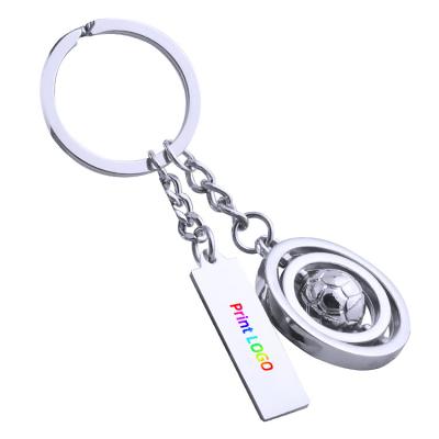 China china 3d key chain football key chain,laser blank LOGO metal key chain,custom metal key chain wholesale for sale