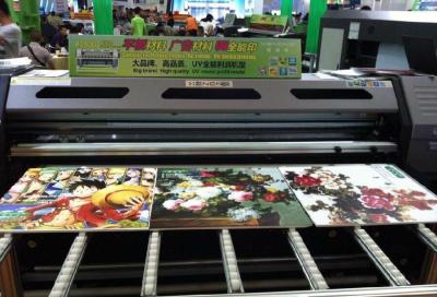 China Ricoh Gen4 Head Digital Uv Flatbed Printer For Rigid Board Printing for sale
