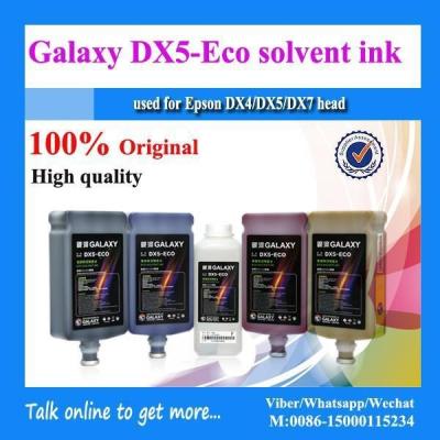 China Slight Smell Epson Printer Eco Solvent Ink Outdoor Durability Without Any Coating for sale