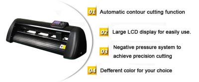 China Stiker Color Cutter Plotter Machine , RS232 Serial Port  Vinyl Sticker Cutter for sale
