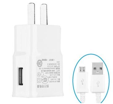 China For Note 4 Galaxy 6 Wall Charger Travel Adapter Fast Flash Plug Full 5V 2A 1A IC High Qual for sale