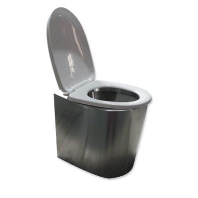 China SS 304 Railway Carriage Interiors 3000ml Stainless Steel Marine Toilet Wire Drawing for sale