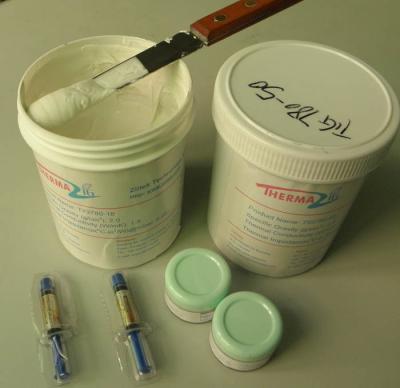 China White Thermal Conductive Grease 1 W / mK , Non-toxic Thermally Conductive Paste for sale