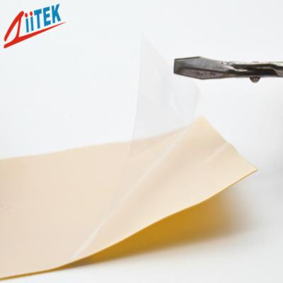 China 0.15mm thickness UL 94 V-0 thermal conductive electric isolating sheets with 1.3 W/mk conductivity for CPU, IGBTs for sale