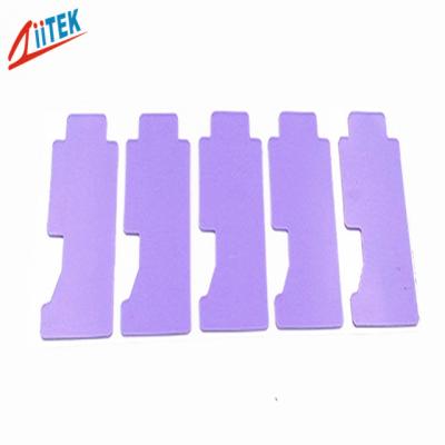 China Soft Compressible Violet 4W Thermal Gap Filler 50 shore00 apply for High speed mass storage drives for sale