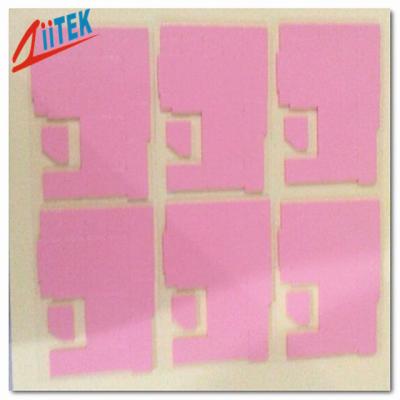中国 よい熱性能のピンクの手持ち型の携帯用電子工学、3.0 W/MKのための熱ギャップフィルター 販売のため