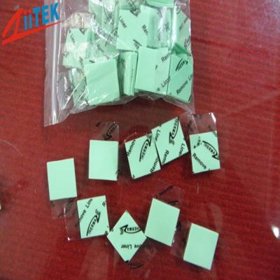 China Ultrasoft CPU Heatsink Pad Thermal Gap Filler 1.5 W/m-K Green Thermal Silicone Pads 45 Shore 00 TIF100-07S for sale