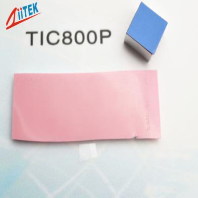 China LED Lighting Thermal Phase Changing Materials Interface Pad Pink Low Resistance 0.95 W/MK for sale