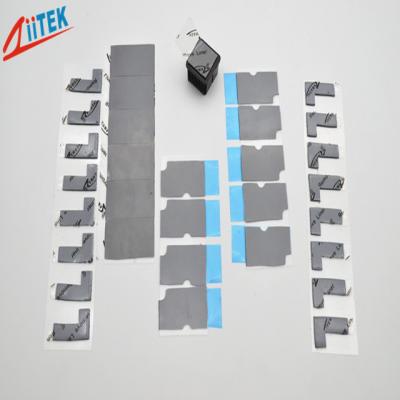 China 3w 2mmT Thermal Conductive Silicone Free Gap Filler Pad Z-paster180-30-10F For Car Battery for sale