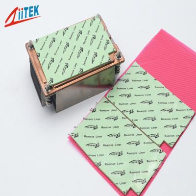 China Green thermal gap filler pad 2 W/m-K 45shore00 factory cheap price for panels and IGBTs  for sale