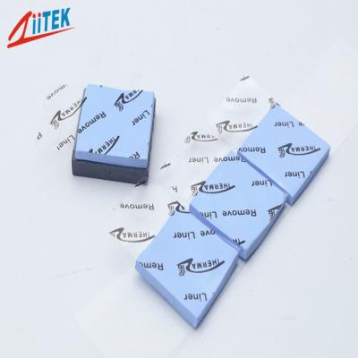 China Keeping economy high efficiency soft 27shore00 3W Ceramic filled silicone thermal conductive pad  2.50 g/cc for laptop for sale