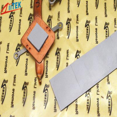 China Gray White Compressible Thermal Conductive-Siliconestootkussen 0.5mmT Te koop
