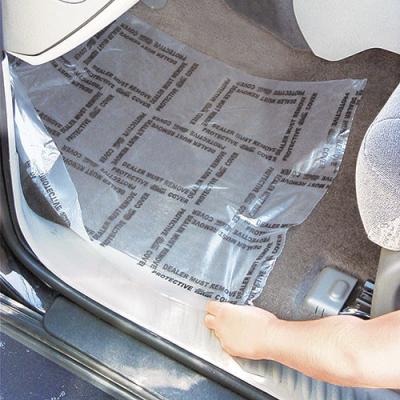 China HNHN Transparent LLDPE Auto Carpet Protection Film Removable for sale