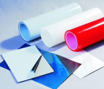 China Temporary LLDPE 0.06mm Sheet Metal Protective Film For Aluminum Sheet for sale