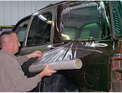 China See Thru Plastic 36'' X 100' 4 Mil Collision Wrap Film For Vehicles for sale