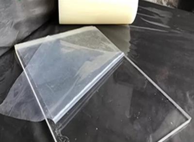China Temperatura caliente plástica de la película protectora de la hoja del polietileno 30mic los 200m soportable en venta