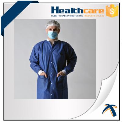 China PP Plus Size Disposable Lab Coats For Dental EO Sterilize for sale