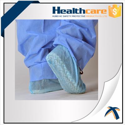 China Non Skid Disposable Shoe Covers / Medical Booties Shoe Covers Breathable 35gsm for sale