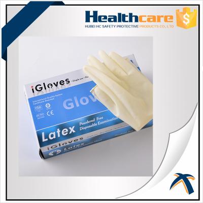 China Medical Disposable Hand Gloves , Disposable Latex Gloves M L XL Size for sale