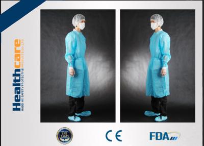 China Non Toxic Disposable Surgical Gowns Non-sterile Customized Size With Tie/Hook And Loop for sale