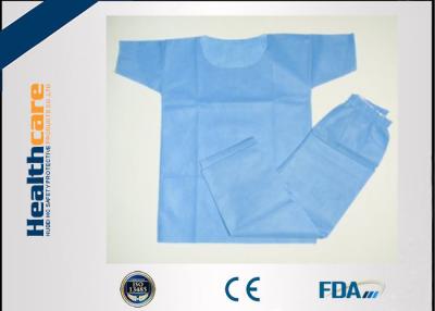 China Eco Friendly Disposable Scrub Suits Surgical Hospital Gowns With CE Certificate for sale