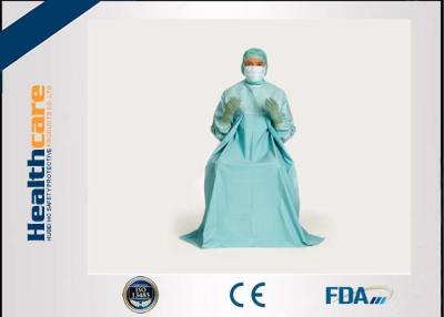 China T.U.R Dispoable Surgical Gown Urology Surgery blue colour SMS EO Sterile for sale