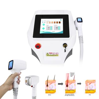 China Permanent Hair Removal Nova Ice Diode Laser Machine 3 Wave 808nm for sale