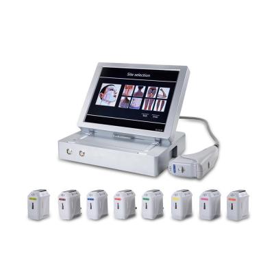 China 8 Cartridges Quick Shooting face body 3D HIFU Machine Anti Wrinkle Face Lift Skin Tighten for sale