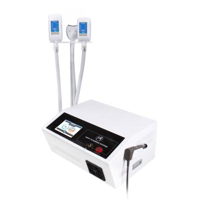 China Pneumatic Cryolipolysis Shockwave Therapy Machine With 4 Handles for sale