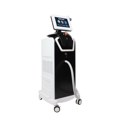 China 1800W Fiber Optic Laser Hair Removal Machine With 755 808 1064nm Handle for sale