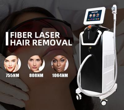China a fibra 1800W acoplou a máquina do laser da remoção do cabelo do diodo para a depilação à venda