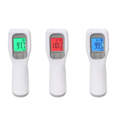 China 3 Color LCD Display No Touch Infrared Thermometer Fast Reading for sale