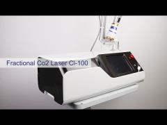 CL-100 Skin Resurfacing Fractional Co2 Laser Machine 1060nm For Acne Scar Removal