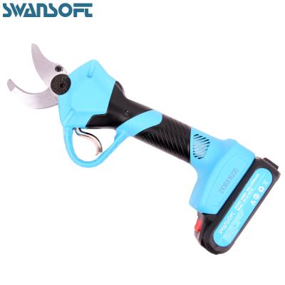 China 3.0CM Electric Bypass Pruner Cordless Electric Pruning Shear Scissors with Finger Protection 21V for sale