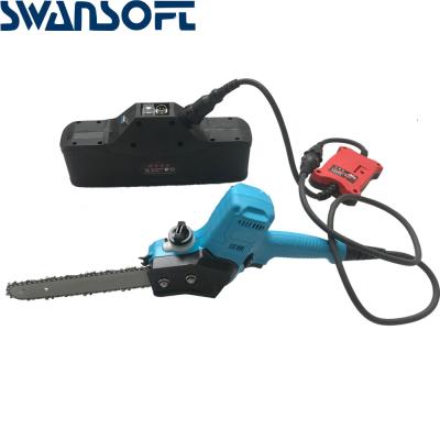 China Swansoft 150mm Branch Cutting Chain Saw Electric One Hand Chain saw Electric Chainsaw for sale